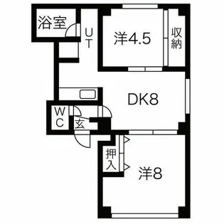 ノース266【4階】の間取り