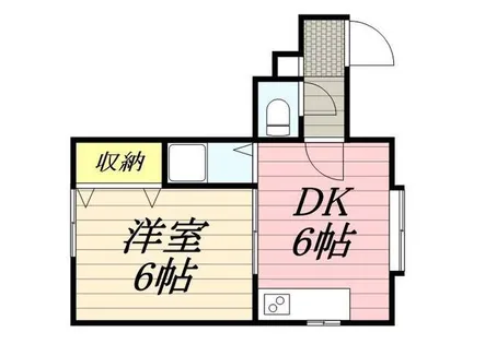 ベッツ北24【0201号室】の間取り