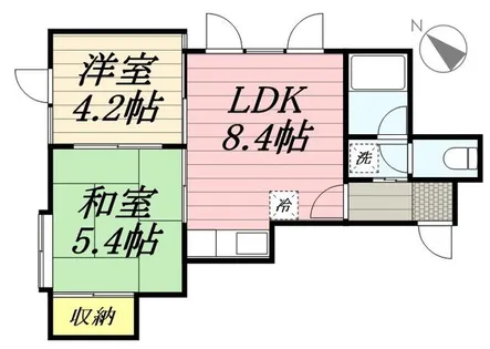 メゾン菊水元町【2階】の間取り