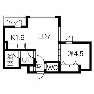 VivaceN12 (ビバーチェN12)【207号室】の間取り