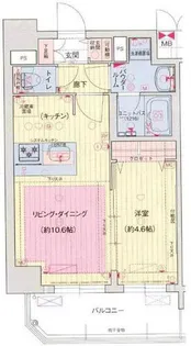 プレサンス THE MOTOYAMA【11階】の間取り