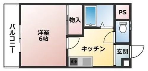 ロイヤル立川【3階】の間取り