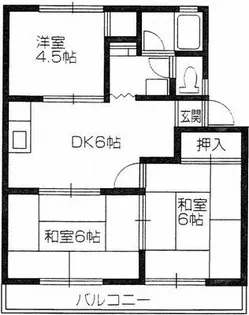 エルハイム森【1階】の間取り