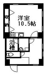 コーポ脇【105号室】の間取り