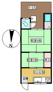 清和荘【1階】の間取り