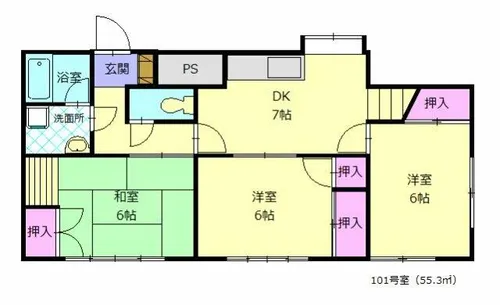 フォーサイト有田Renatus【1階】の間取り