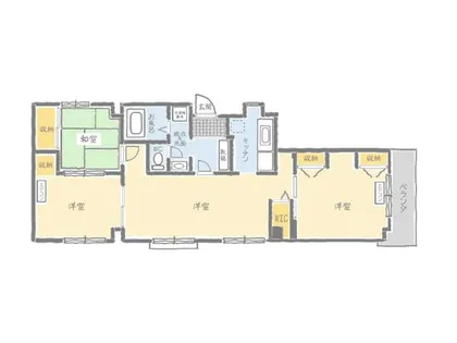 スズキビル浅野【7階】の間取り