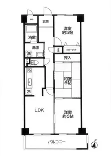 ラポール・ゴンノ【101号室】の間取り