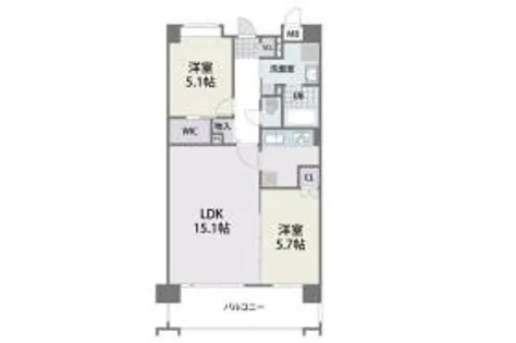 SHOTRES HIRAO【3階】の間取り