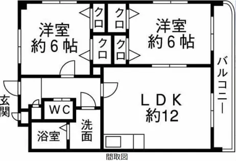 サザンリンクス【2階】の間取り