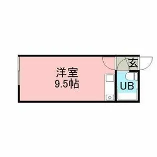若葉マンション A館【305号室】の間取り