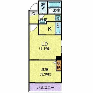 FACE【2階】の間取り
