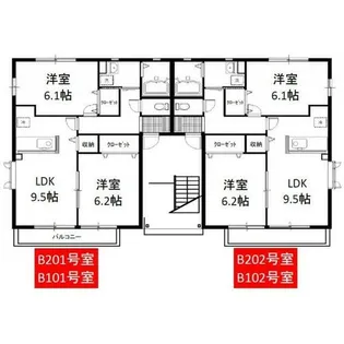 エルメゾン81【2階】の間取り