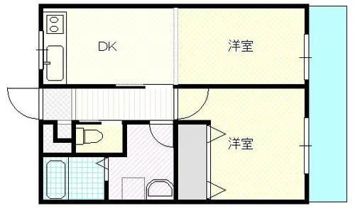 グレースコート【1階】の間取り