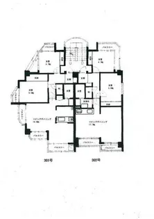アリストコート芦屋大原【3階】の間取り