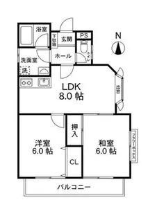 ベルデハイツ【101号室】の間取り