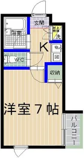スカイライフ鎧坂【203号室】の間取り