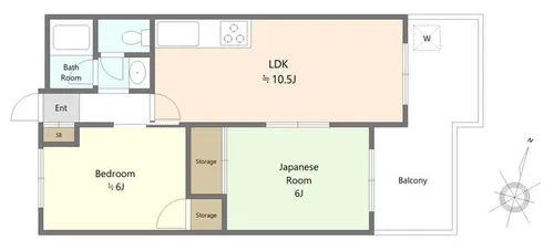 ビバリーハウス本山【3階】の間取り