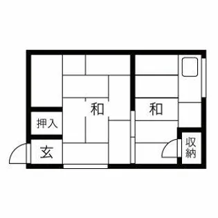 よしの荘【11号室】の間取り