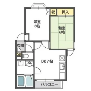 クライムハウス【00402号室】の間取り