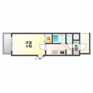 ステュディオ【705号室】の間取り