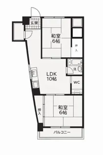 グラントピア京橋【8階】の間取り