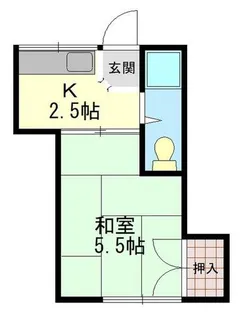 健栄ハウス【1階】の間取り