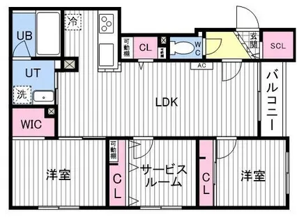Aster S14【1階】の間取り