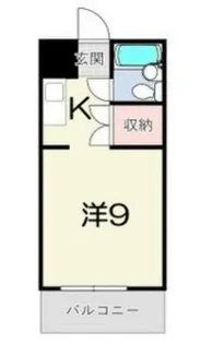 Collection中崎Ⅱ【2201号室】の間取り