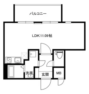 MODERN PALAZZO 平尾【2階】の間取り