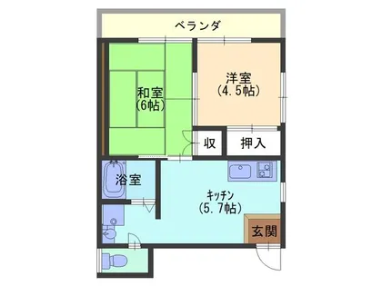 レジェンド【3階】の間取り