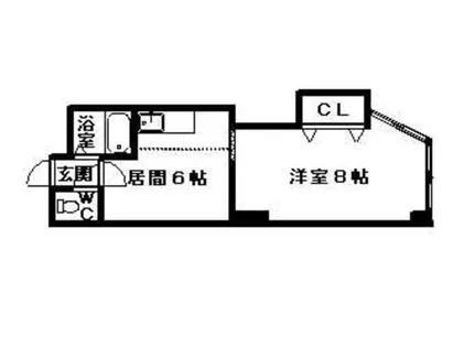 ノースランド南8条【4階】の間取り