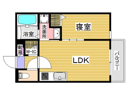 Regalest nono西新【1階】の間取り