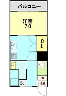 クィーンマンション【5階】の間取り