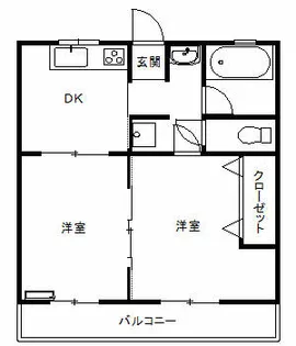 コーポ本田【302号室】の間取り