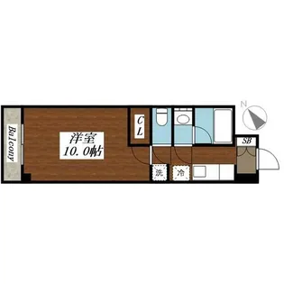 第3いわきビルディング【0402号室】の間取り