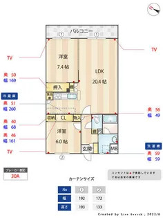 ヴェステンキーファー【4階】の間取り