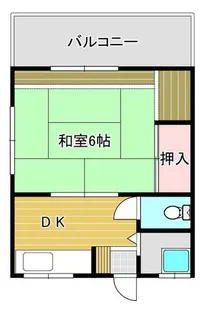 コーポ平塚【306号室】の間取り