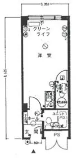 フラーテ札幌【9階】の間取り