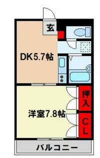 JYURAKU【1階】の間取り