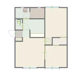 ピアハイツ【1階】の間取り