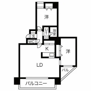エッジウォーターテラス【13階】の間取り