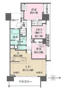プラウド堀江公園【12階】の間取り