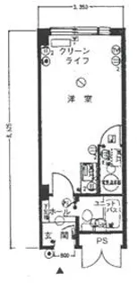 フラーテ札幌【9階】の間取り