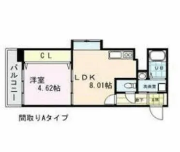 第42川崎ビル【2階】の間取り