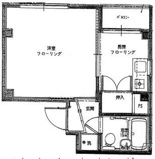 コーポラスエム【503号室】の間取り