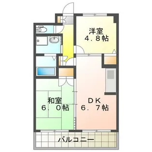 ライオンズマンション香椎駅東【306号室】の間取り