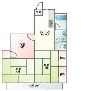 みどりビル【4階】の間取り