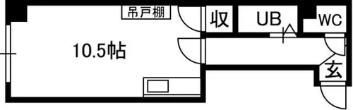 第2アドバンスコーポ【201号室】の間取り