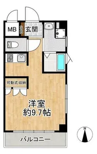 ブルネンハイム【202号室】の間取り